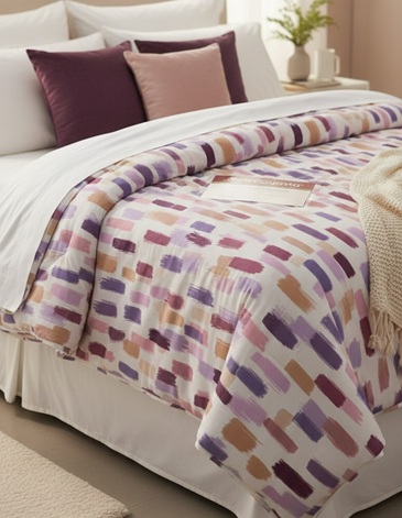 Acolchado Ritmo Premium reversible 2 1/2 plazas Doble Faz ALCOYANA