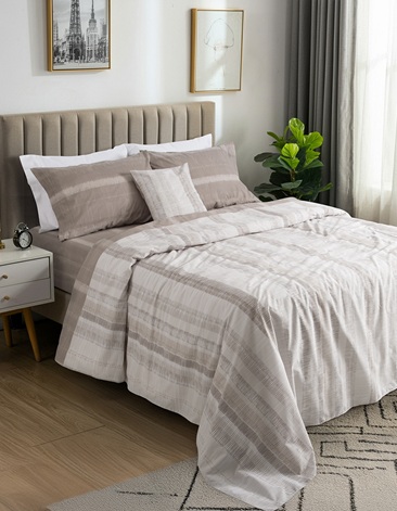 Juego de Sabanas RITMO 132 Hilos 1 1/2 pl ALCOYANA