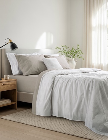 Juego de sabana Origen 180 Hilos KING ALCOYANA