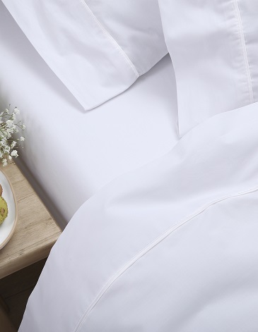 Juego de sábanas Glass Ivory 200 hilos 100% algodón  KING PALETTE