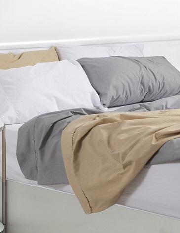 Juego de sabanas Look Basic 144 Hilos 1 1/2 PL  100% Algodon PALETTE