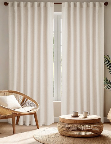 Juego de cortinas ESSENCIA · DOHA 140 x 210 cm ALCOYANA