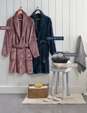 Bata NÁPOLES · ESTUDIO De microflannel TM/XL ALCOYANA