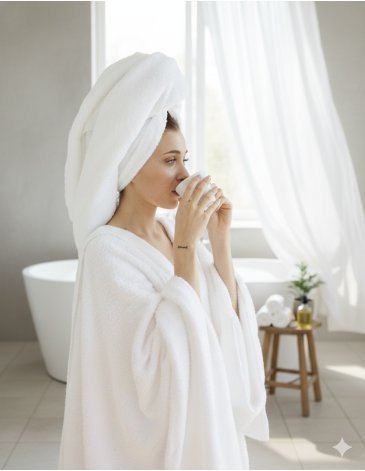 Bata de toalla TS/XL - FRANCO VALENTE