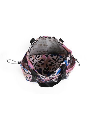Cartera Tote con Lona Florida - CHIMOLA