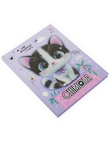 CUADERNO 48 HOJAS RAYADAS A5 CAT CHIMOLA