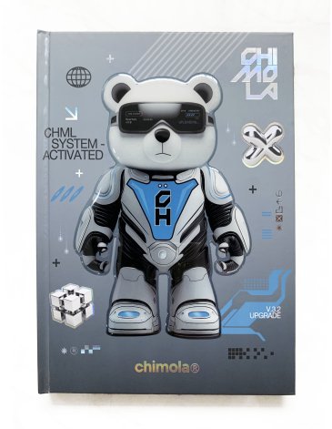 CUADERNO 48 HOJAS RAYADAS  A5 BEARBOT CHIMOLA