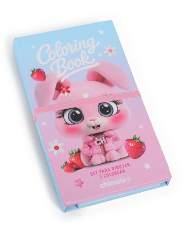COLORING BOOK TO GO BUNNY CHIMOLA
