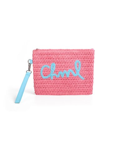 Neceser Pouch Raffia - CHIMOLA