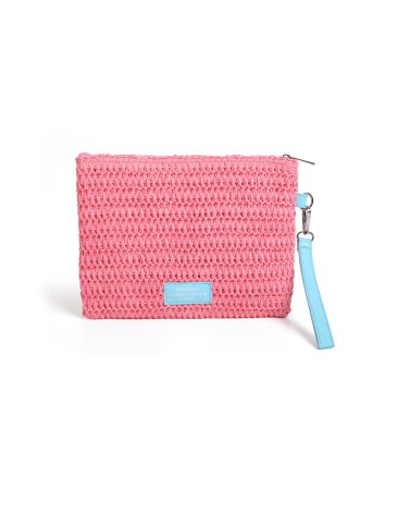 Neceser Pouch Raffia - CHIMOLA