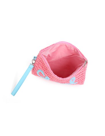 Neceser Pouch Raffia - CHIMOLA