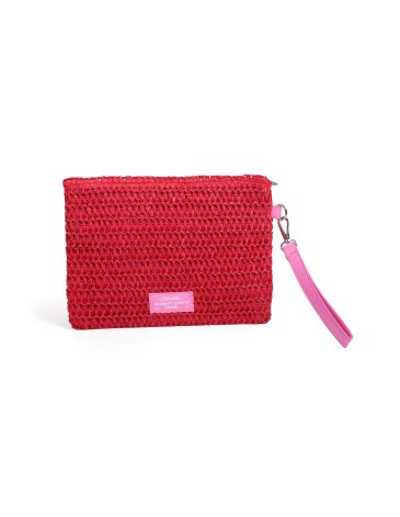 Neceser Pouch Raffia - CHIMOLA