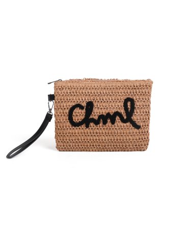 Neceser Pouch Raffia - CHIMOLA