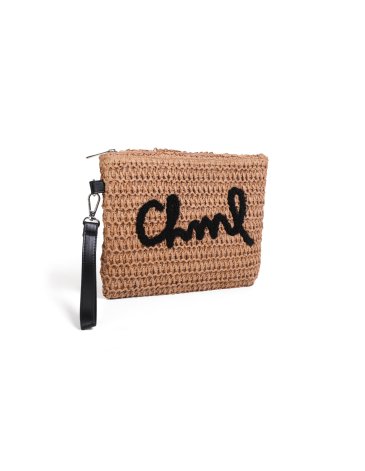 Neceser Pouch Raffia - CHIMOLA