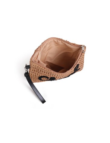 Neceser Pouch Raffia - CHIMOLA