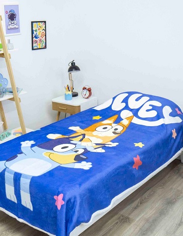 Frazada corderito BLUEY PIÑATA