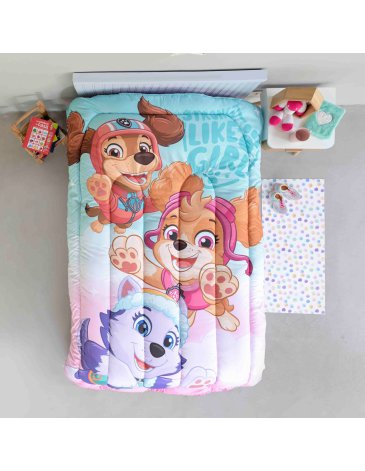 Acolchado 1 1/2 pl PAW PATROL PERRITAS PIÑATA