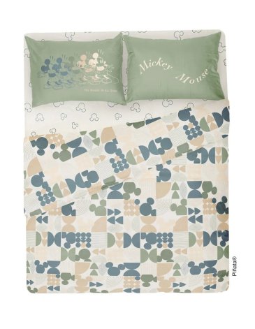 Sabanas 4 piezas Queen Mickey Geometrics PIÑATA