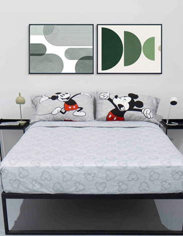Sábanas King Mickey Classic Grey PIÑATA