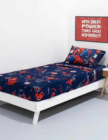 Juego de Sábanas 1 1/2 plaza SPIDERMAN PIÑATA