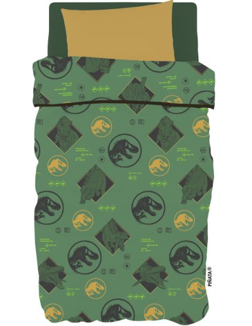 Cubrecama ultra soft 1 1/2 pl Jurassic PIÑATA