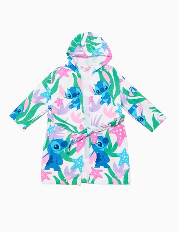 Bata de toalla Stitch Ohana 2-3 años PIÑATA