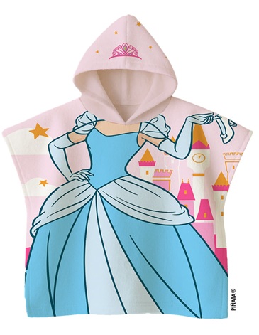 Poncho de Toalla Princesas PIÑATA