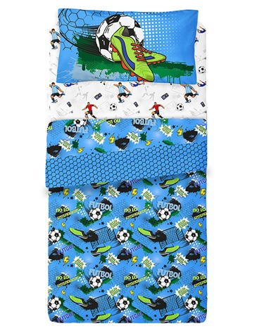 Sábana 1 1/2 Plaza / Ultra Soft. CAMPEONES PIÑATA