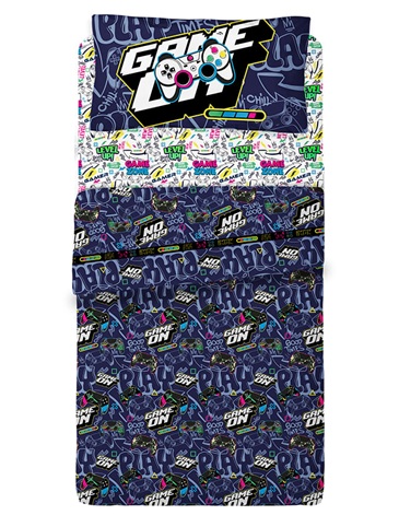 Sábana 1 1/2 Plaza / Ultra Soft. GAMER PIÑATA