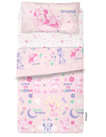 Sábana 1 1/2 Plaza / Ultra Soft. Minnie PIÑATA