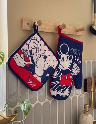 Set manopla y agarradera Mickey PIÑATA