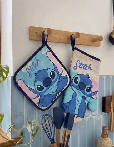 Set manopla y agarradera Stitch PIÑATA