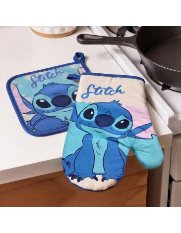Set manopla y agarradera Stitch - PIÑATA