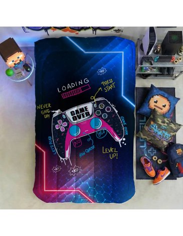 Acolchado 1 1/2 pl GAMER PIÑATA