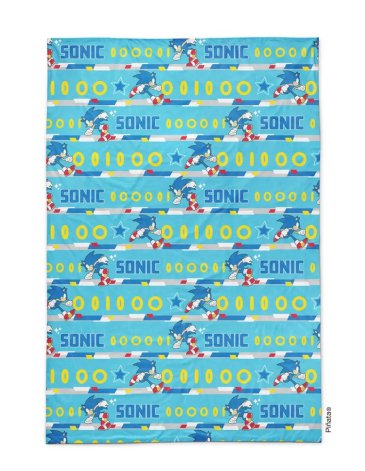 Frazada Super Soft 1 1/2 PL Sonic PIÑATA