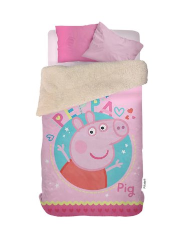 Frazada Corderito 1 1/2 PL Peppa PIÑATA