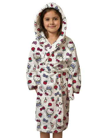 Bata Cozy Flannel Hello Kitty T2/9 PIÑATA