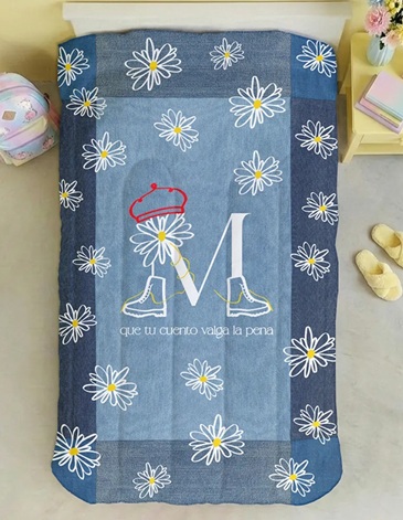 Acolchados 1 1/2 pl MARGARITA PIÑATA