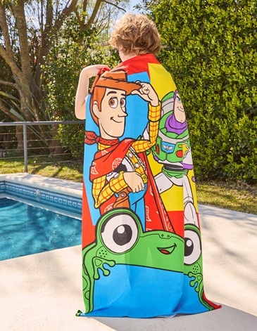 Toallon con Bolso Microfibra 70x130cm TOY STORY PIÑATA