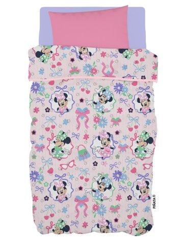 Cubrecama Ultra Soft1 1/2 PL MINNIE PIÑATA