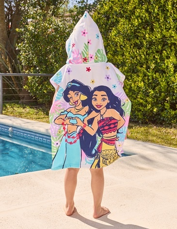 Poncho de Toalla Microfibra 50x120cm PRINCESAS PIÑATA