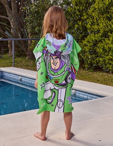 Poncho de Toalla Microfibra 50x120cm TOY STORY - BUZZ PIÑATA