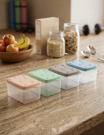 Tupper Rectangulo Grande Bambu 2000 ML CLIKER