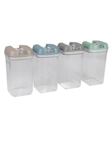 Frasco Contenedor Hermetico Mediano Bambu 1 L - CLIKER