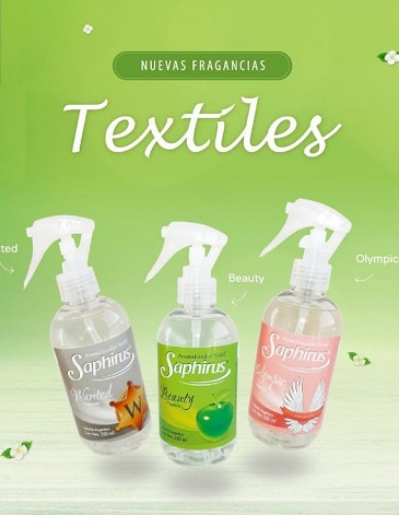 Aromatizante textil 250ml SAPHIRUS