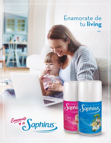 Aerosol de ambiente de 280cc SAPHIRUS