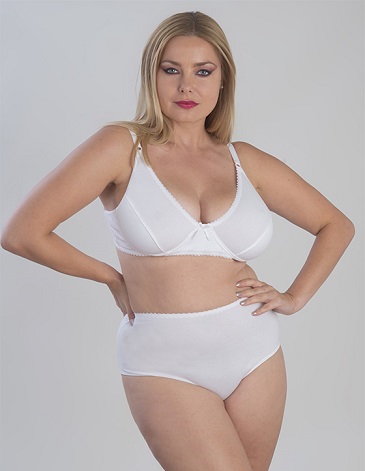 Corpiño modelador sin aro alg c/lycra, tela doble reforzada T90/120 ALIS