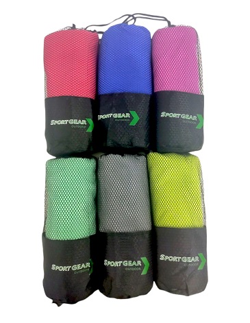 Toalla secado rapido microfibra deportiva 130x80 SPORT GEAR