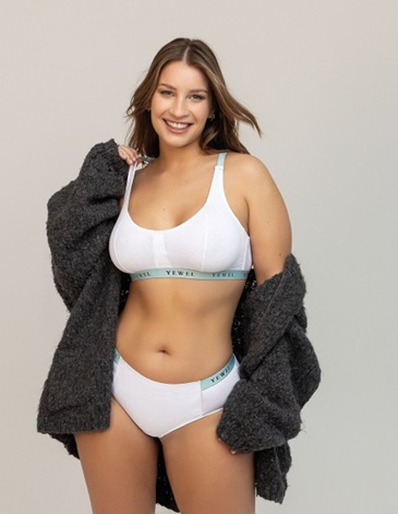 Conjunto algodon y lycra con elastico personalizado y culotteless T95/115 YEWEL