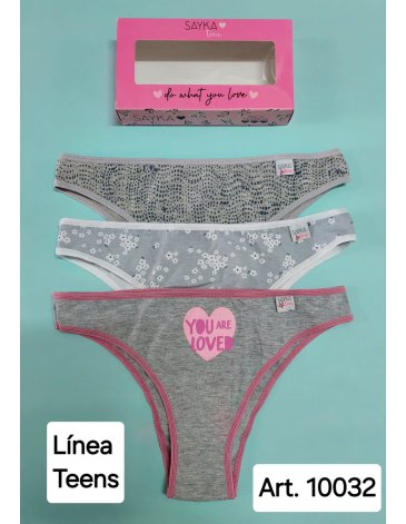 Vedetina juvenil alg y lycra T1/3 SAYKA